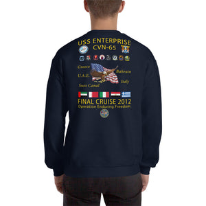 USS Enterprise (CVN-65) 2012 Cruise Sweatshirt