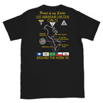 USS Abraham Lincoln (CVN-72) 1990 Cruise Shirt - FAMILY