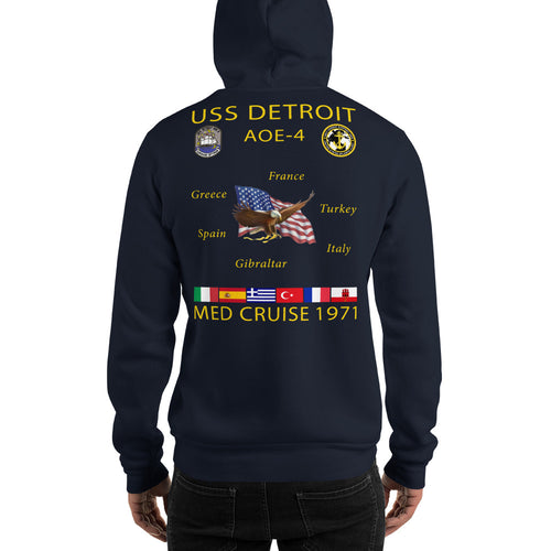 USS Detroit (AOE-4) 1971 Cruise Hoodie