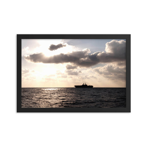 USS Bataan (LHD-5) Framed Ship Photo