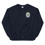 USS Hopper (DDG-70) Ship's Crest Sweatshirt