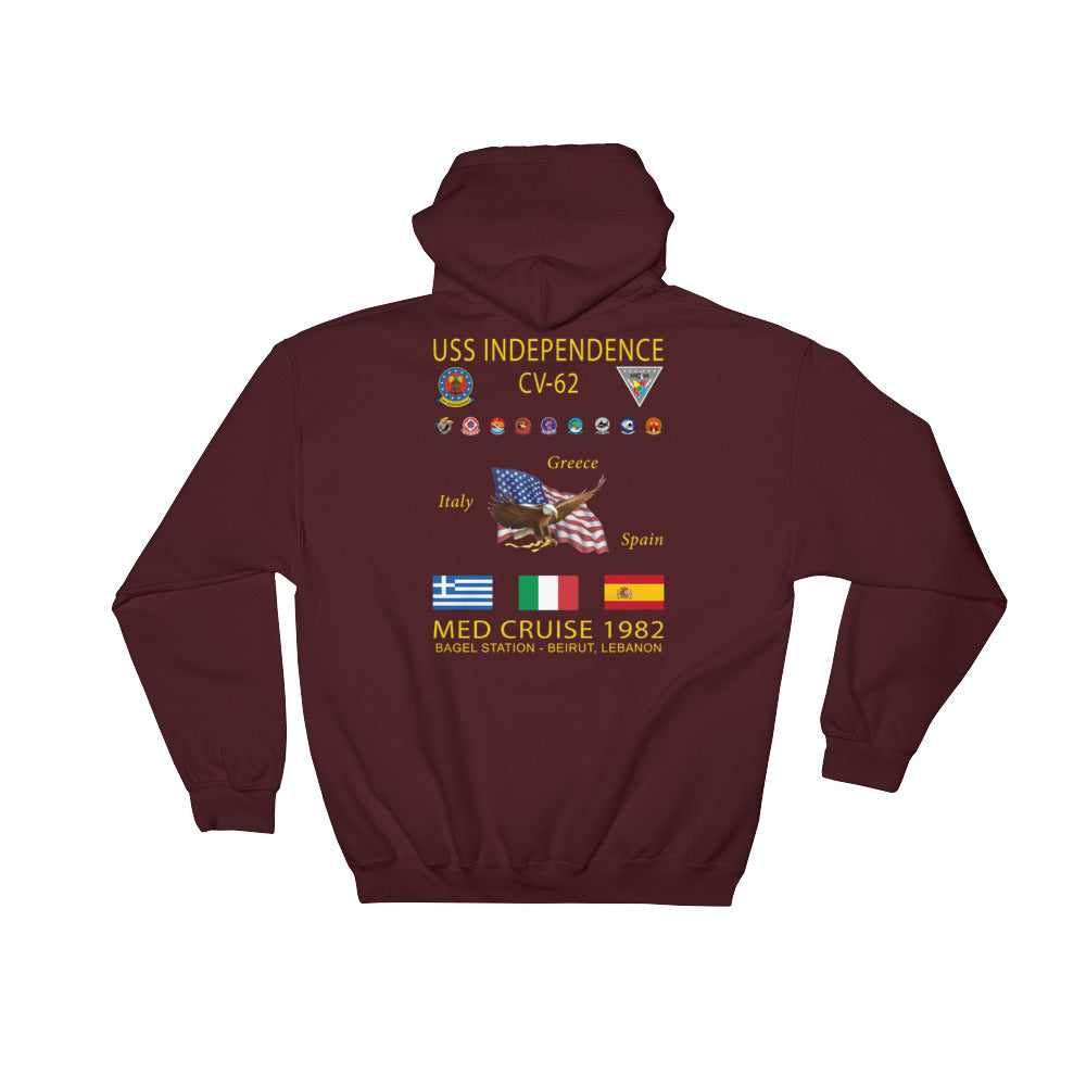 USS Independence (CV-62) 1982 Cruise Hoodie