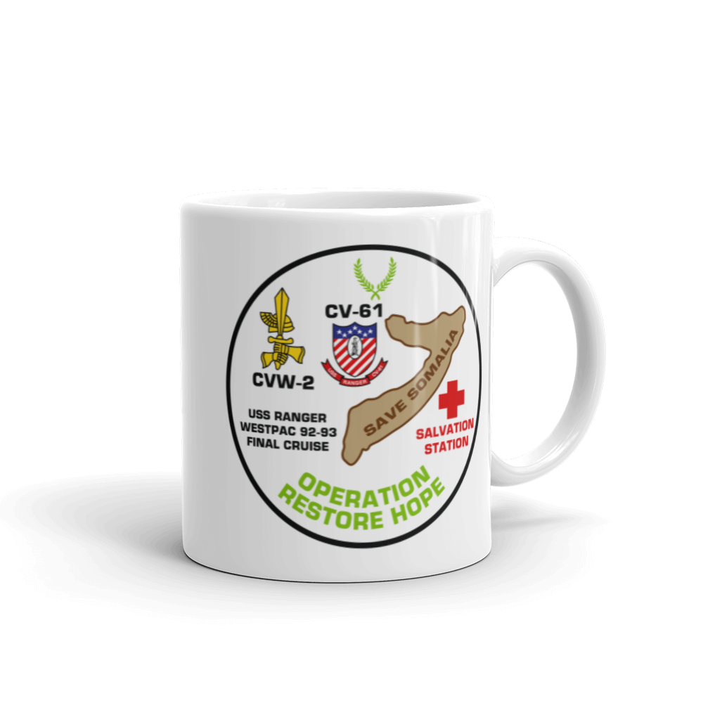 USS Ranger (CV-61) Operation Restore Hope '92-'93 Mug
