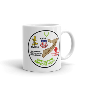 USS Ranger (CV-61) Operation Restore Hope '92-'93 Mug