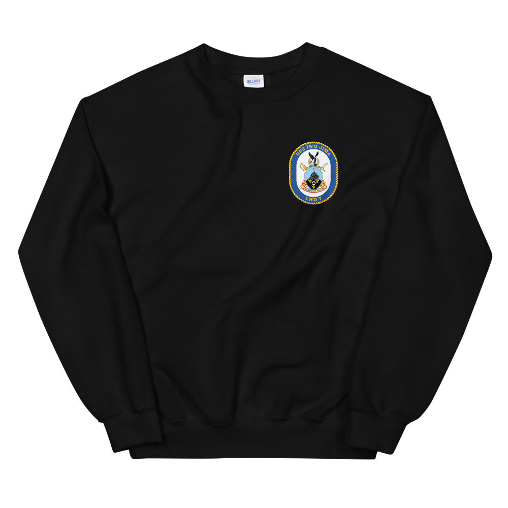 USS Iwo Jima (LHD-7) Ship's Crest Sweatshirt