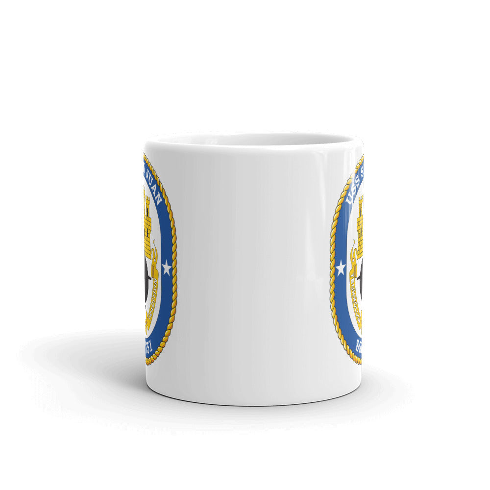 USS San Juan (SSN-751) Ship's Crest Mug