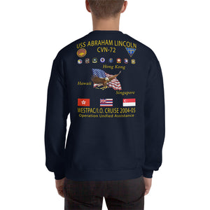 USS Abraham Lincoln (CVN-72) 2004-05 Cruise Sweatshirt