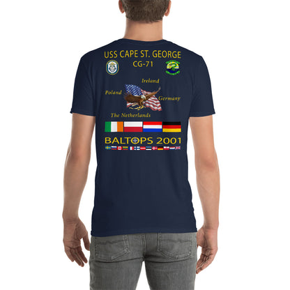 USS Cape St George (CG-71) 2001 Cruise Shirt