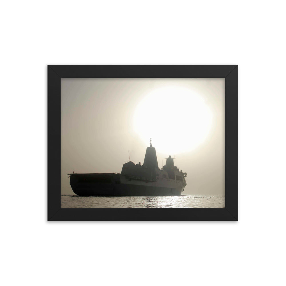 USS Mesa Verde (LPD-19) Framed Ship Photo