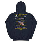 USS Carl Vinson (CVN-70) 1990 Cruise Hoodie