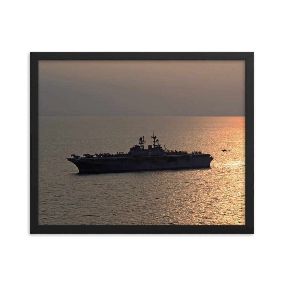 USS Bonhomme Richard (LHD-6) Framed Ship Photo