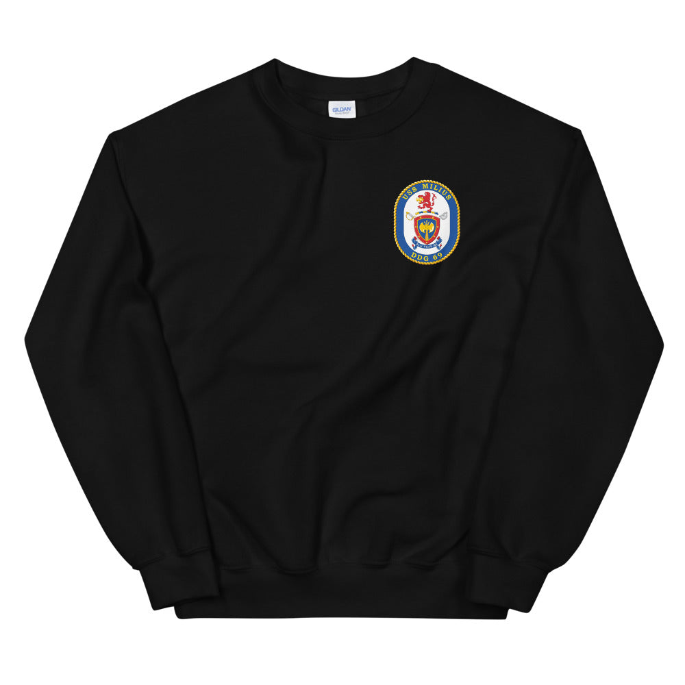 USS Milius (DDG-69) Ship's Crest Sweatshirt