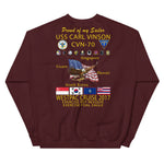 USS Carl Vinson (CVN-70) 2017 Cruise Sweatshirt - FAMILY