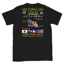 Load image into Gallery viewer, USS Coral Sea (CVA-43) 1964-65 Cruise Shirt