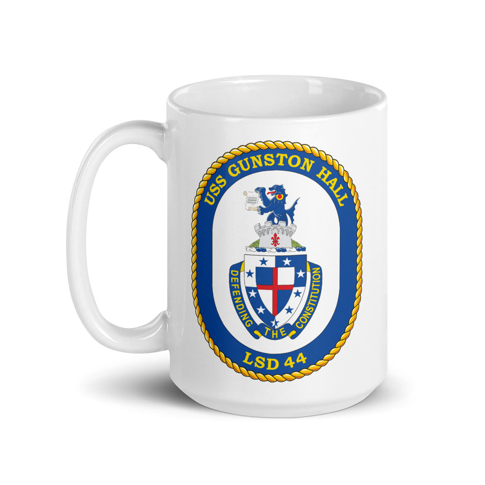 USS Gunston Hall (LSD-44) Ship's Crest Mug