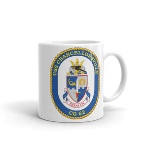 USS Chancellorsville (CG-62) Ship's Crest Mug