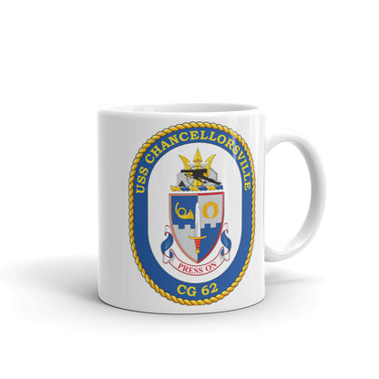 USS Chancellorsville (CG-62) Ship's Crest Mug