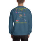 USS Ranger (CV-61) 1976 Cruise Sweatshirt - Map