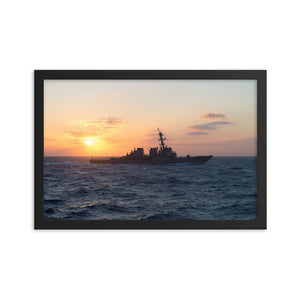 USS Laboon (DDG-58) Framed Ship Photo