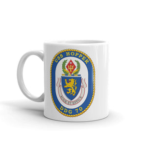 USS Hopper (DDG-70) Ship's Crest Mug