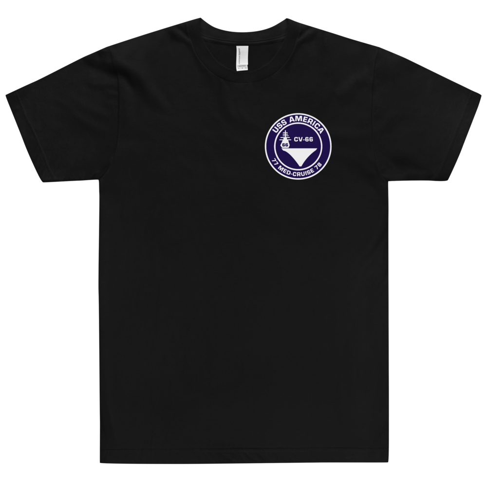 USS America (CV-66) 1977-78 Med Cruise Tee