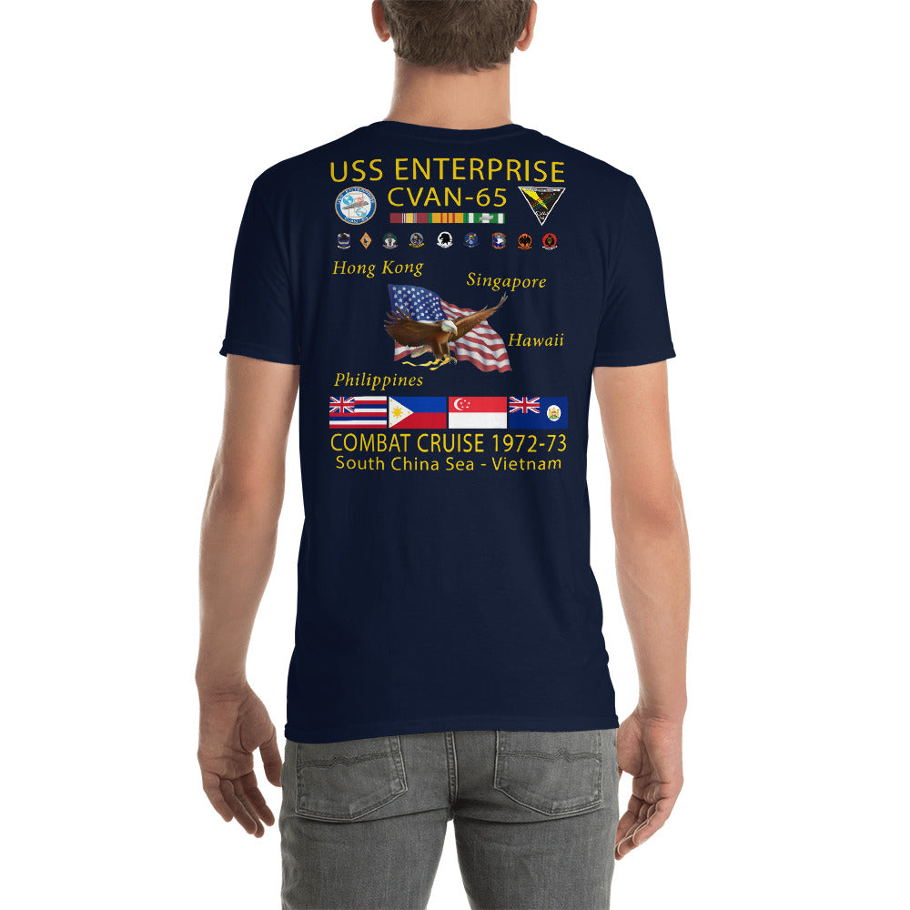 USS Enterprise (CVAN-65) 1972-73 Cruise Shirt