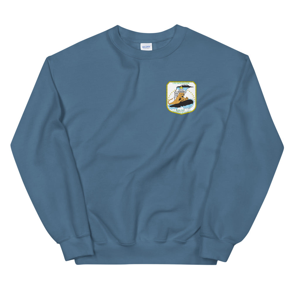 USS Montpelier (SSN-765) Ship's Crest Sweatshirt