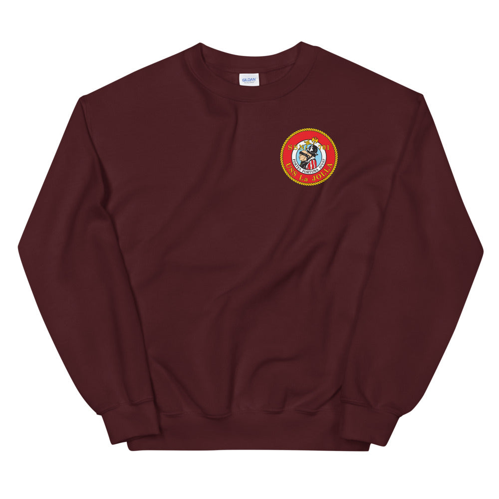 USS La Jolla (SSN-701) Ship's Crest Sweatshirt