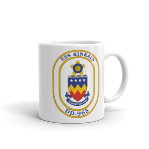 USS Kinkaid (DD-965) Ship's Crest Mug