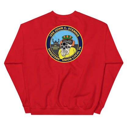 USS John C. Stennis (CVN-74) Shooters Union Local 74 Sweatshirt