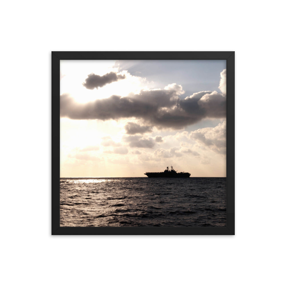 USS Bataan (LHD-5) Framed Ship Photo