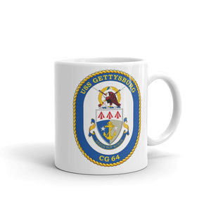 USS Gettysburg (CG-64) Ship's Crest Mug