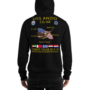 USS Anzio (CG-68) 2015 Cruise Hoodie