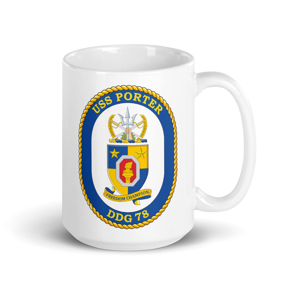 USS Porter (DDG-78) Ship's Crest Mug