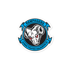 VFA-83 Rampagers Squadron Crest Vinyl Sticker
