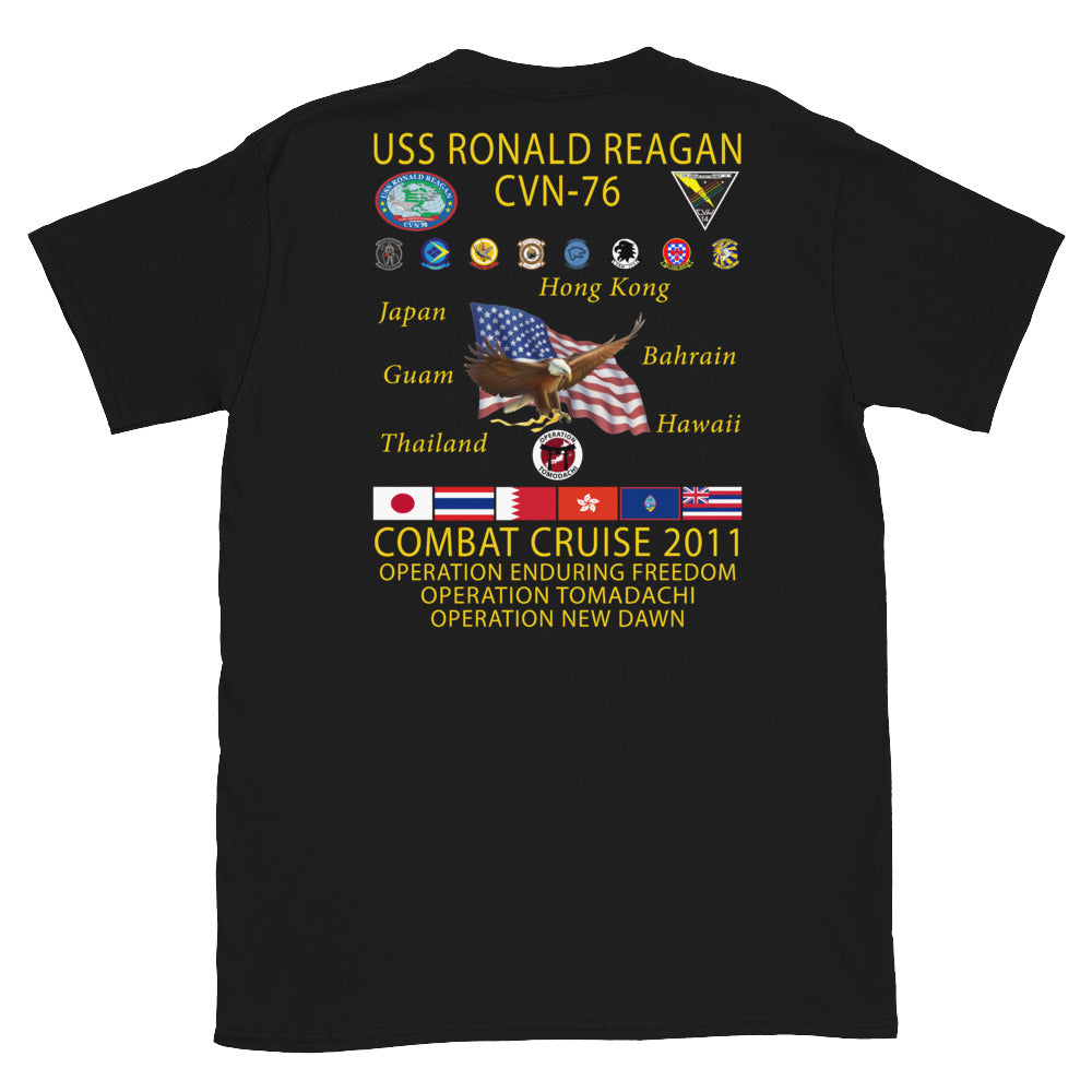 USS Ronald Reagan (CVN-76) 2011 Cruise Shirt