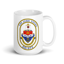 Load image into Gallery viewer, USS John Young (DD-973) Ship&#39;s Crest Mug