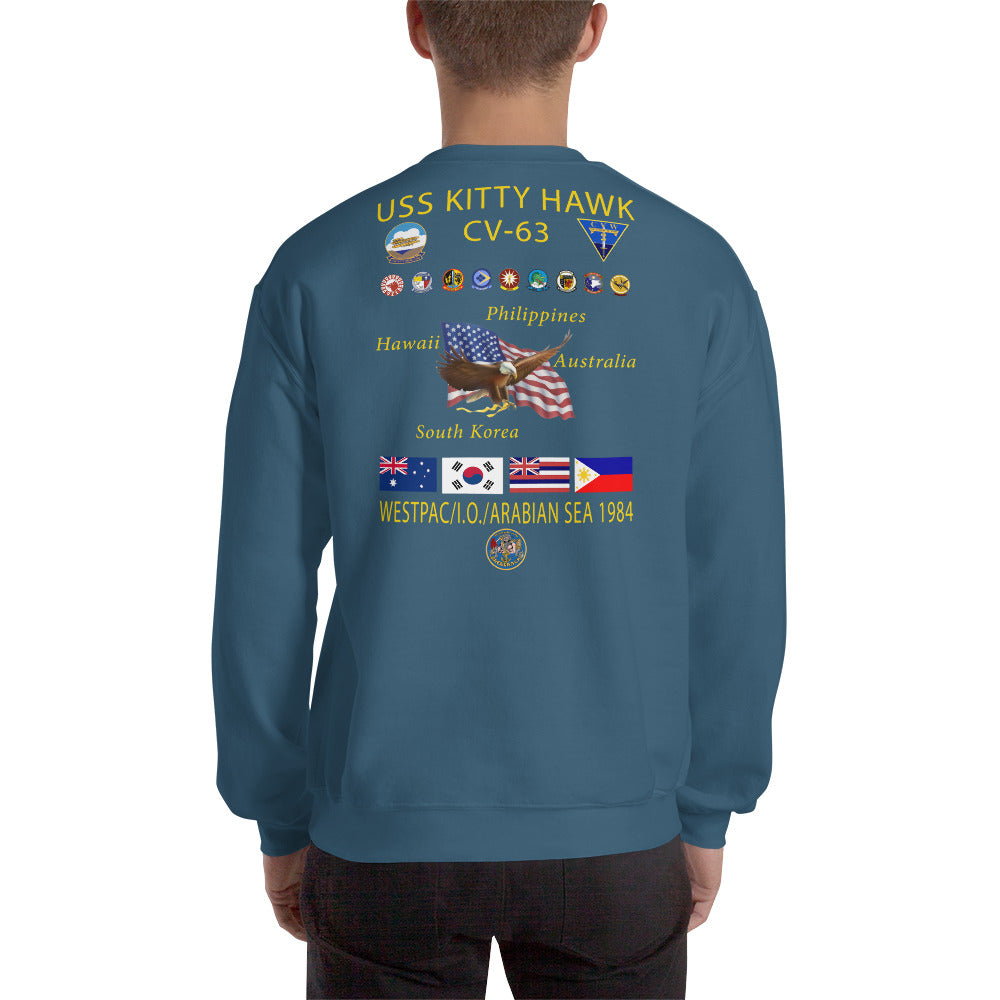 USS Kitty Hawk (CV-63) 1984 Cruise Sweatshirt