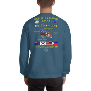 USS Kitty Hawk (CV-63) 1984 Cruise Sweatshirt