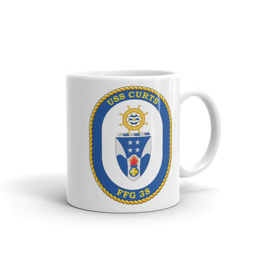 USS Curts (FFG-38) Ship's Crest Mug