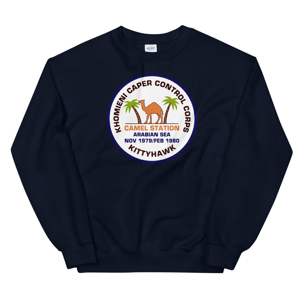 USS Kitty Hawk (CV-63) Khomieni Caper Control Corps '79-'80 Sweatshirt