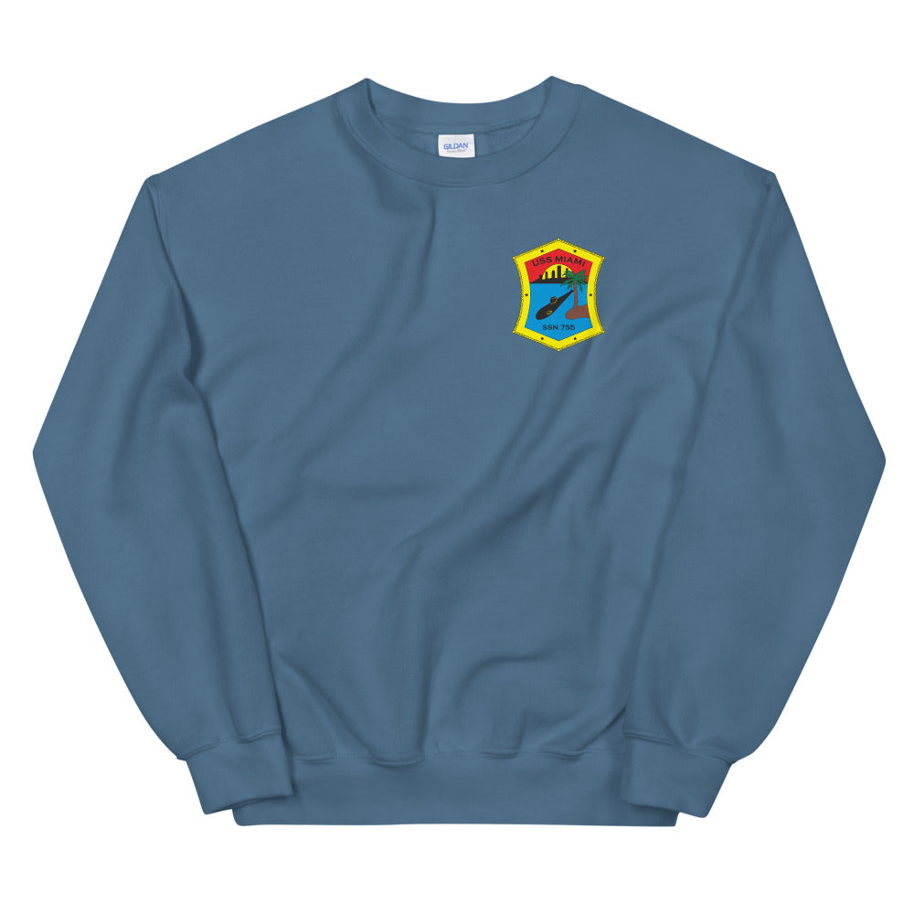 USS Miami (SSN-755) Ship's Crest Sweatshirt