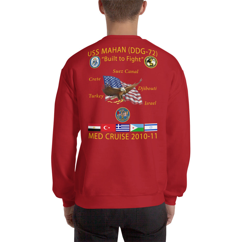 USS Mahan (DDG-72) 2010-11 Cruise Sweatshirt