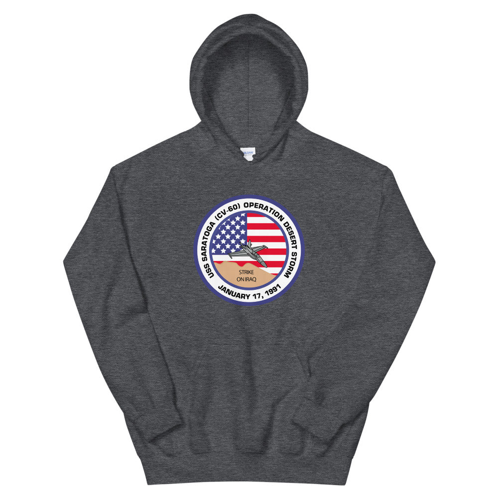 USS Saratoga (CV-60) Operation Desert Storm Hoodie