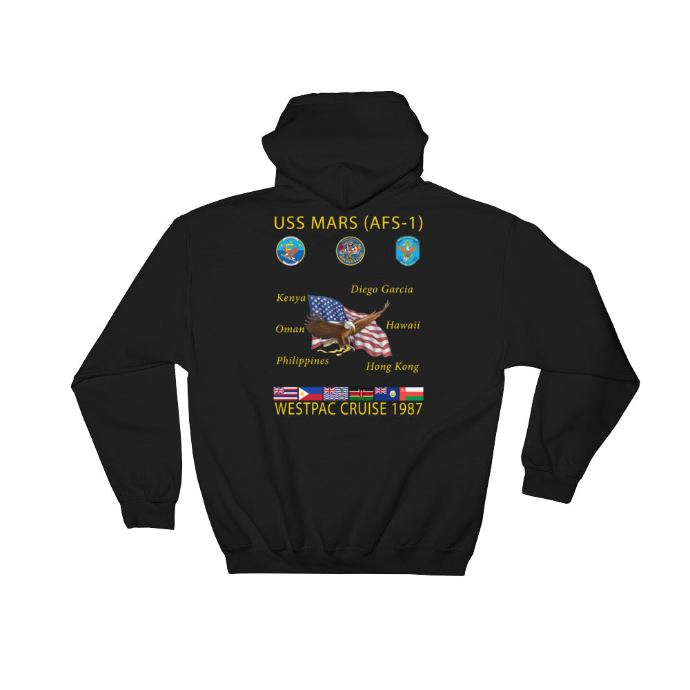 USS Mars (AFS-1) 1987 Cruise Hoodie