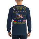 USS Constellation (CVA-64) 1964-65 Long Sleeve Cruise Shirt