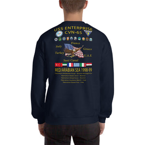 USS Enterprise (CVN-65) 1998-99 Cruise Sweatshirt