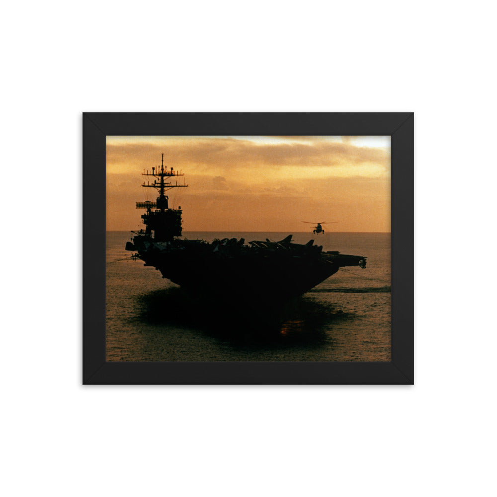 USS Nimitz (CVN-68) Framed Ship Photo