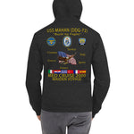 USS Mahan (DDG-72) 2000 Cruise Zip Hoodie