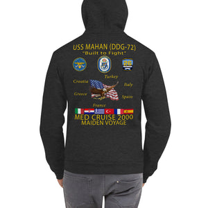 USS Mahan (DDG-72) 2000 Cruise Zip Hoodie